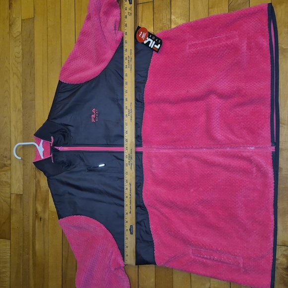 FILA Women's Pink and Gray Jacket. NWT. Size 3X. - Picture 8 of 11